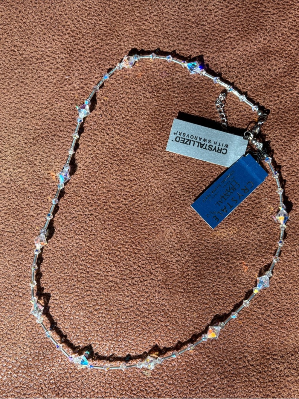 Swarovski Iridescent Crystal Beaded Necklace